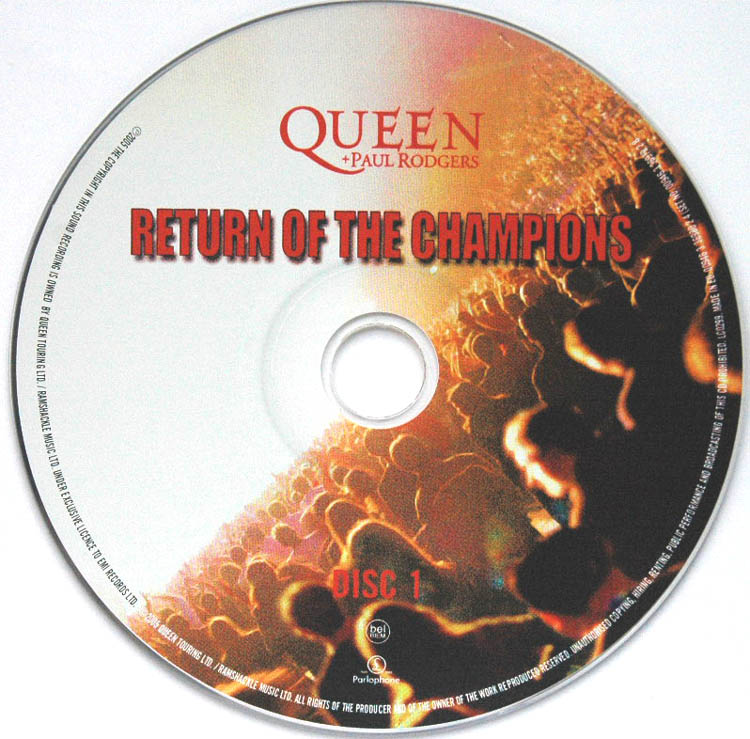 Queen And Paul Rodgers  Return Of The Champions : CD1